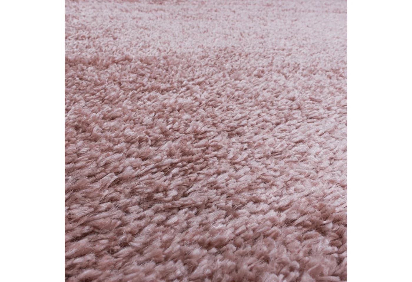 KADIMA DESIGN Teppich SALZACH Shaggy Rosa 60x110 cm - Bild 5