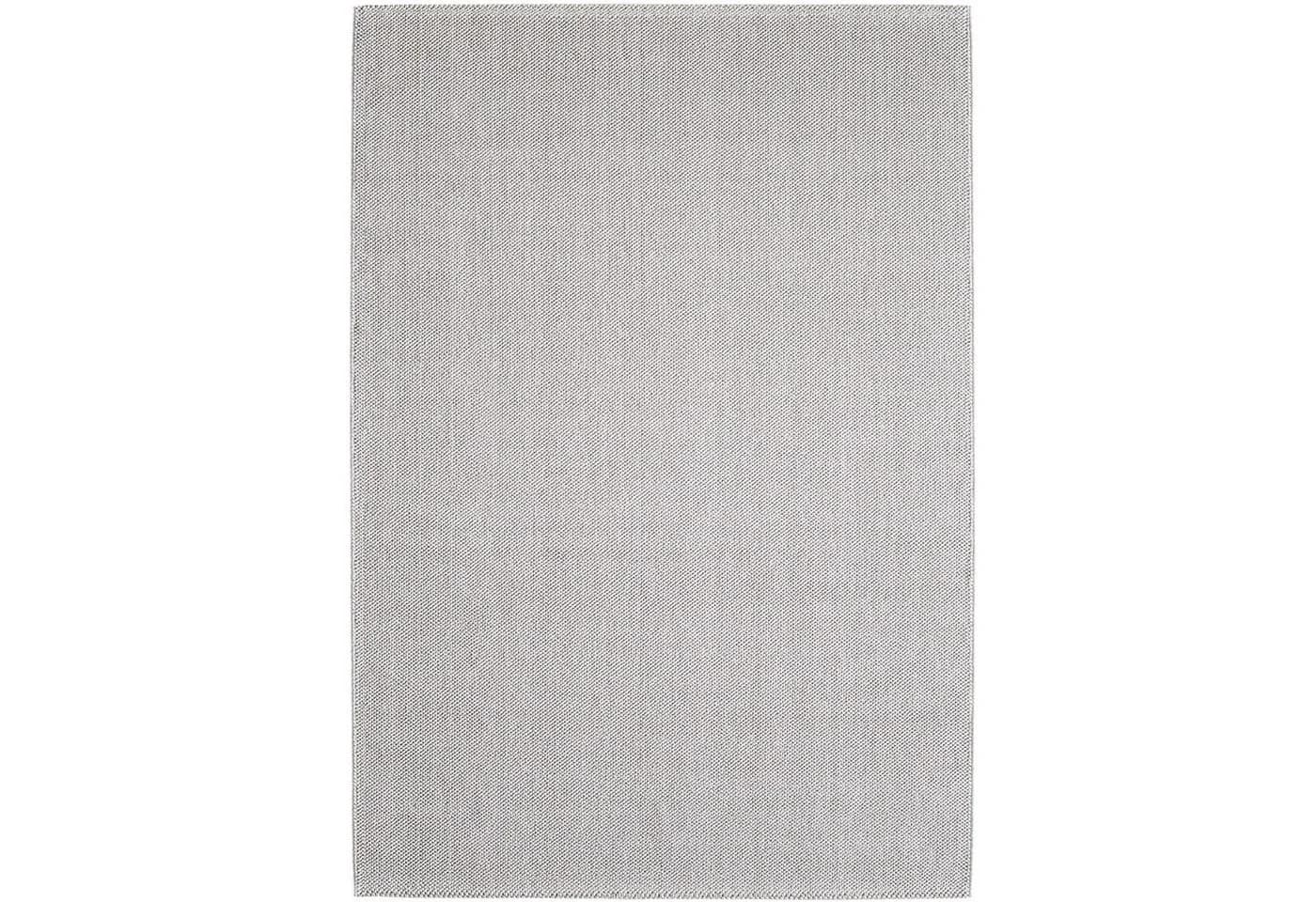 KADIMA DESIGN Teppich CIMA Silber Unifarben Heatset
