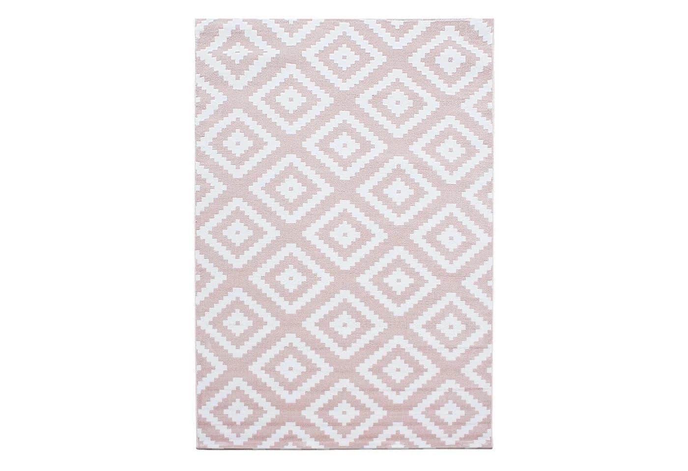 KADIMA DESIGN Teppich INN Pink Geometrisch Kurzflor