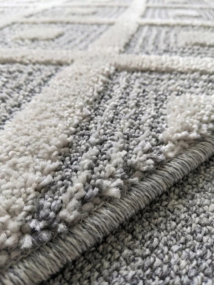 KADIMA DESIGN Teppich TALFER Grau 3D-Effekt - Bild 5