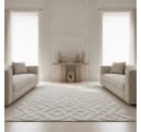 KADIMA DESIGN Teppich EISACK 3D-Effekt Creme Bild 1