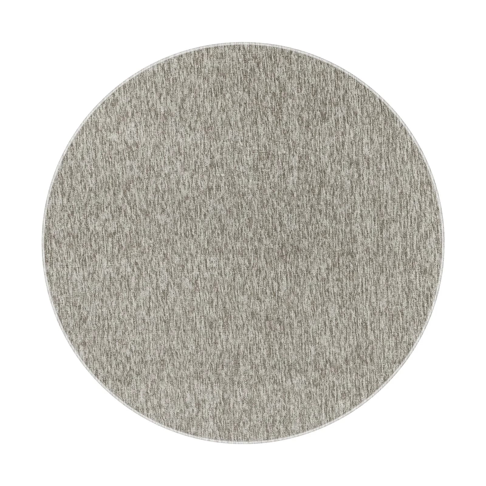 KADIMA DESIGN KURZFLORTEPPICH AMMER Beige Rund Ø 200 cm
