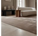 KADIMA DESIGN Teppich LECH Beige Kurzflor Waschbar Bild 2