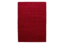 KADIMA DESIGN Shaggy Teppich Rot Unifarben Hochflor Bild 1