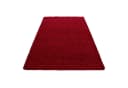 KADIMA DESIGN Shaggy Teppich Rot Unifarben Hochflor Bild 3
