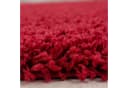 KADIMA DESIGN Shaggy Teppich Rot Unifarben Hochflor Bild 5