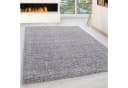 KADIMA DESIGN Teppich RHEIN Shaggy Hellgrau 60x110 cm Bild 2