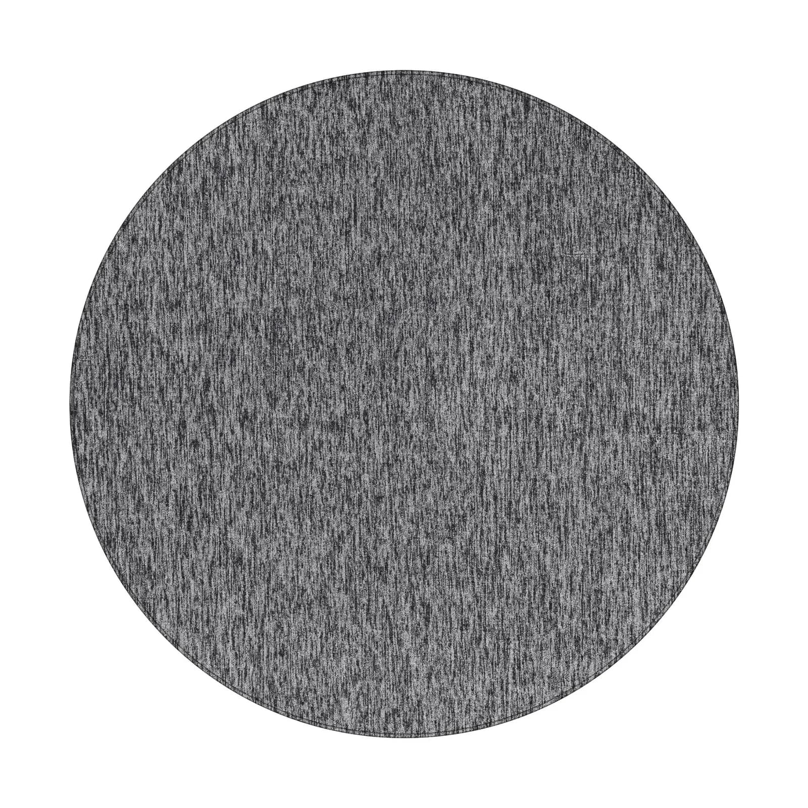 KADIMA DESIGN KURZFLORTEPPICH AMMER Grau Rund Ø 200 cm