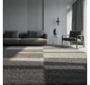 KADIMA DESIGN Teppich WERFEN Shaggy Taupe Karo Bild 2
