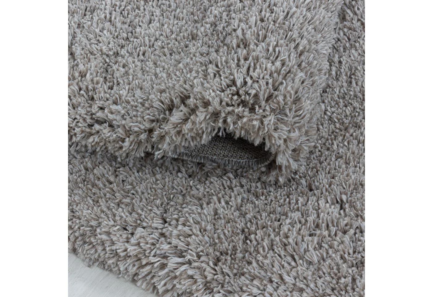 KADIMA DESIGN SALZACH Shaggy Teppich Beige 60x110 cm - Bild 3