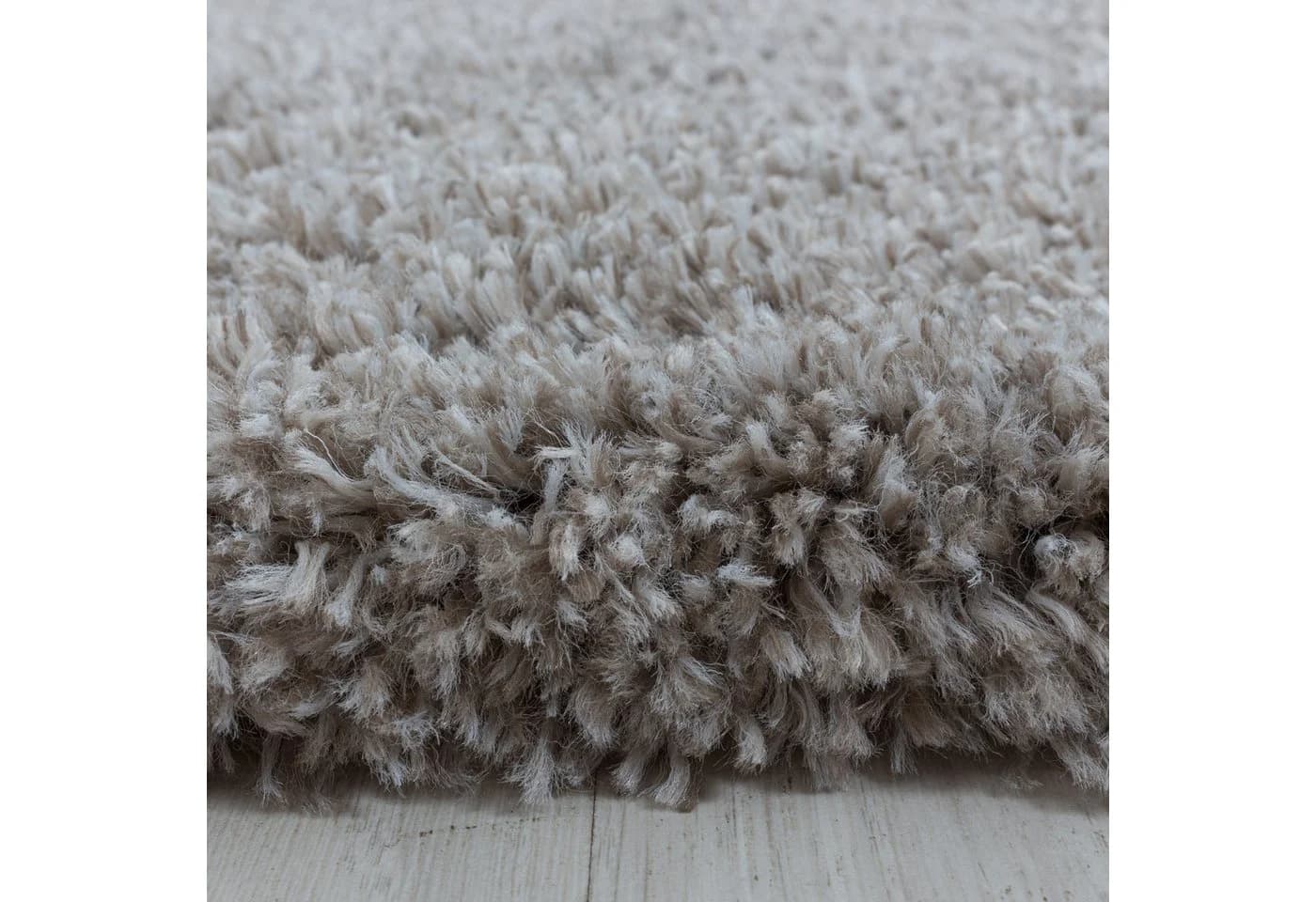 KADIMA DESIGN SALZACH Shaggy Teppich Beige 60x110 cm - Bild 5