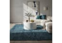 KADIMA DESIGN KOFEL Teppich Blau Kurzflor Maschinenwaschbar Bild 2