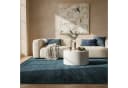 KADIMA DESIGN KOFEL Teppich Blau Kurzflor Maschinenwaschbar Bild 5