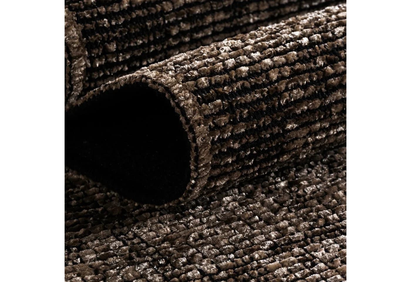 KADIMA DESIGN KOFEL Teppich Braun Kurzflor Maschinenwaschbar - Bild 4