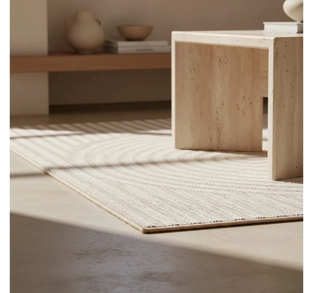 KADIMA DESIGN VENTOUX Teppich Beige Boho Skandinavisch