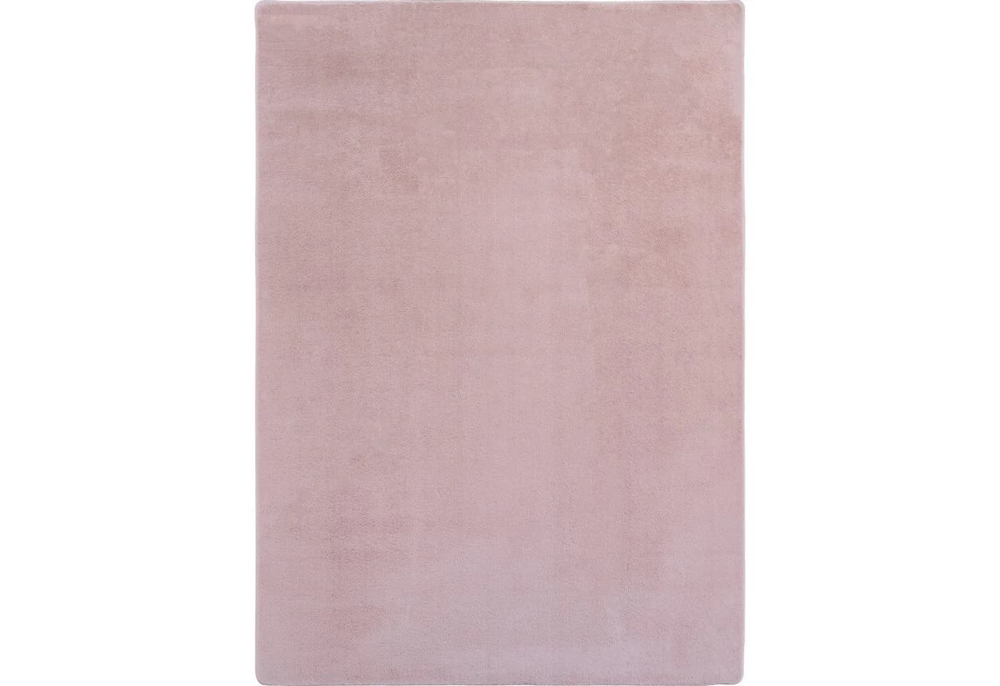 KADIMA DESIGN Teppich ISAR Rosa Kurzflor Maschinenwaschbar