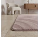 KADIMA DESIGN Teppich ISAR Rosa Kurzflor Maschinenwaschbar Bild 5