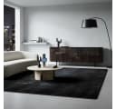 KADIMA DESIGN Teppich ISAR Schwarz Kurzflor Maschinenwaschbar Bild 3