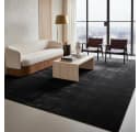 KADIMA DESIGN Teppich ISAR Schwarz Kurzflor Maschinenwaschbar Bild 5