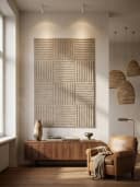 KADIMA DESIGN Teppich RIGI Beige 3D-Effekt Bild 5