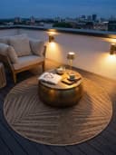 KADIMA DESIGN Teppich ARLBERG Braun Outdoor UV-beständig Bild 4