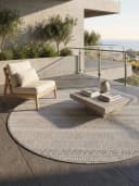KADIMA DESIGN VENTOUX Outdoor-Teppich Grau Ethno-Muster Bild 1