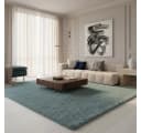 KADIMA DESIGN SALZACH Shaggy Teppich Blau 60x110 cm Bild 5