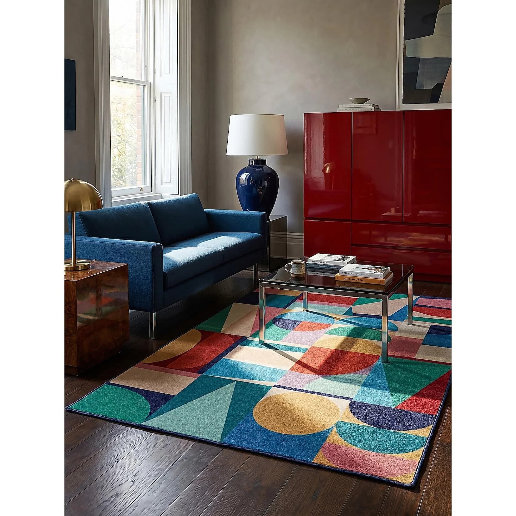 KADIMA DESIGN Designerteppich DAHLIA Patchwork Wolle 200x300 cm Multi