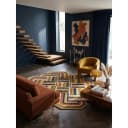 Kadima Design Wollteppich SOAR Geometrisch Terrakotta Bild 1