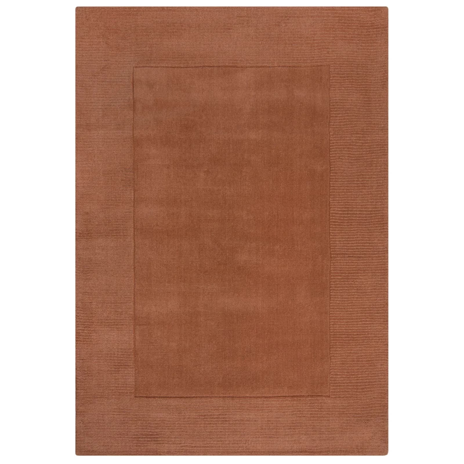 KADIMA DESIGN Wollteppich MOLE einfarbig Orange