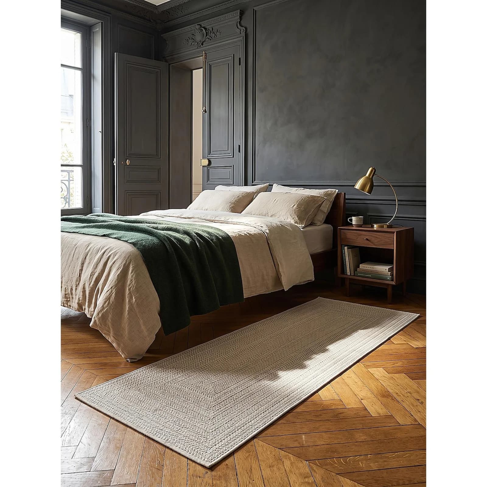 Kadima Design Läufer Flachgewebe Creme 60x180 cm