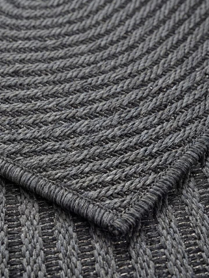 KADIMA DESIGN Teppichläufer BORNO Anthrazit Geometrisch Polypropylen - Bild 5