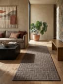 KADIMA DESIGN Teppich MUOTA Braun Geometrisch Bild 3