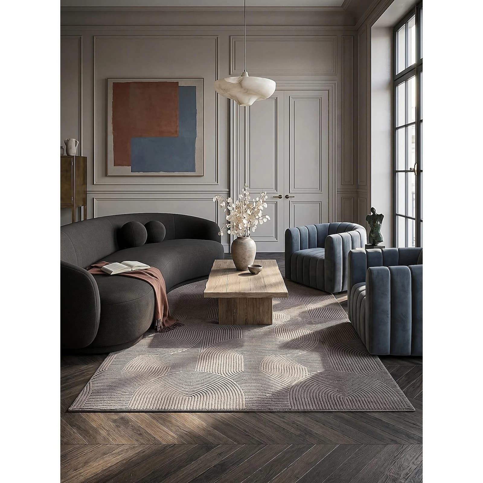KADIMA DESIGN DALAR Teppich Antirutsch Beige Kurzflor