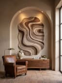 KADIMA DESIGN Wollteppich EFFRA Oval Natur 140x200 cm Bild 4
