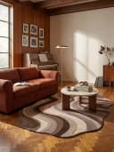 KADIMA DESIGN Wollteppich EFFRA Oval Natur 140x200 cm Bild 5