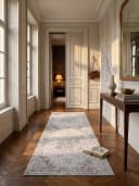 KADIMA DESIGN VERNANTE Läufer Beige-Grau Orientalisch Floral Bild 2