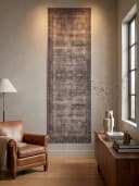KADIMA DESIGN VERNANTE Läufer Teppich 80x150 cm Braun-Grau Polyester Kurzflor Bild 4