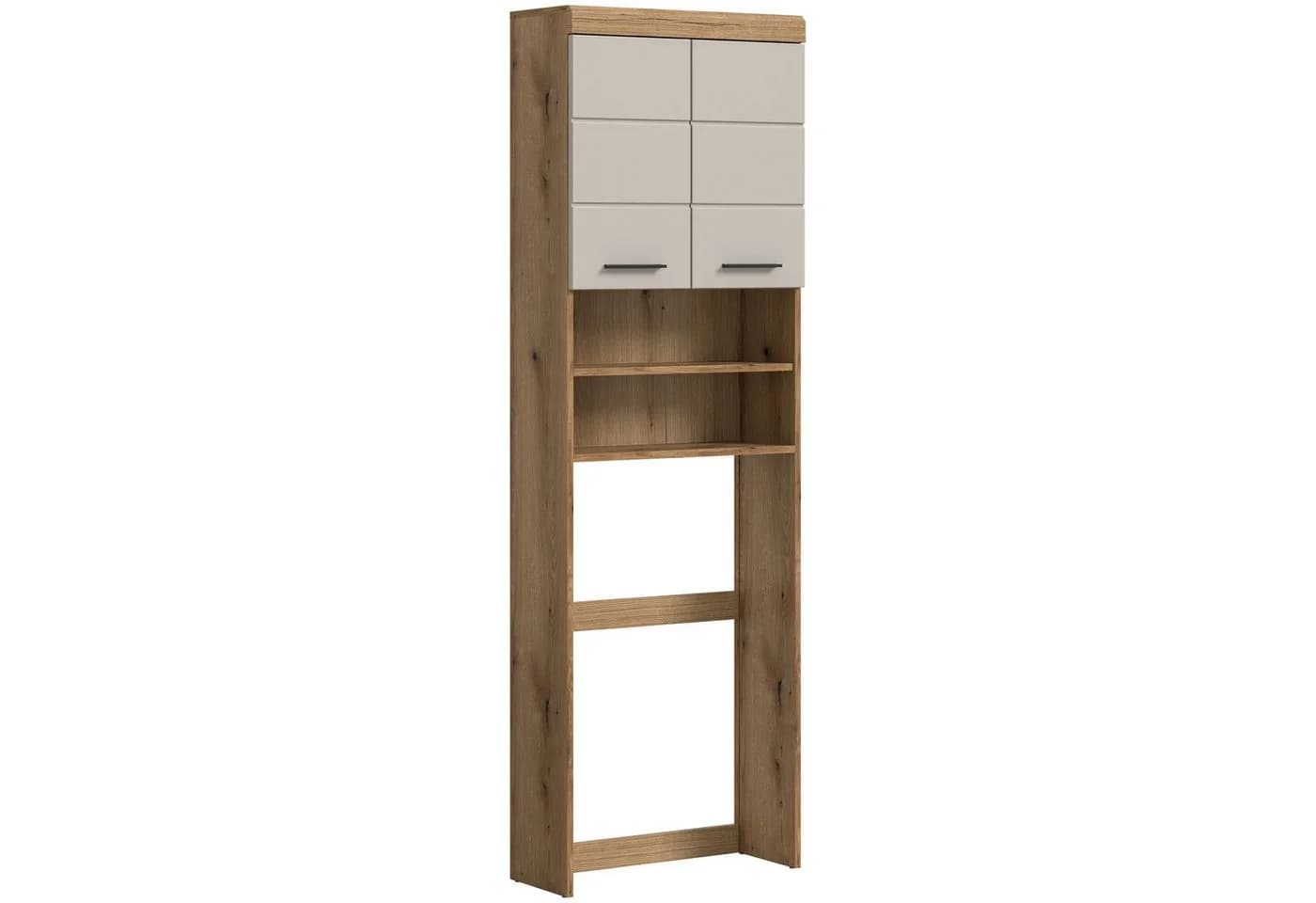 furnling Waschmaschinenumbauschrank Scott Grau Modern - Bild 2
