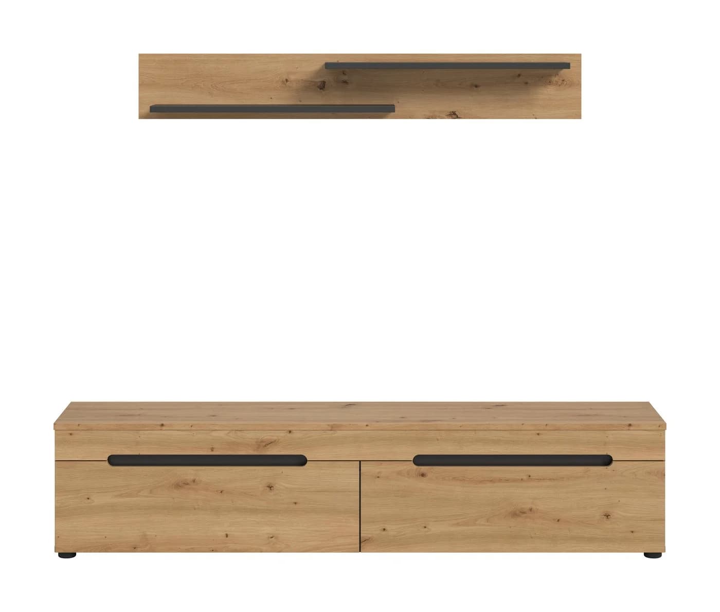 furnling Lowboard Cano TV Schrank 170 cm Beige/Grau - Bild 3