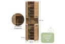 furnling Stauraumschrank Ivy Hochschrank 4 Türen Artisan Oak Bild 3