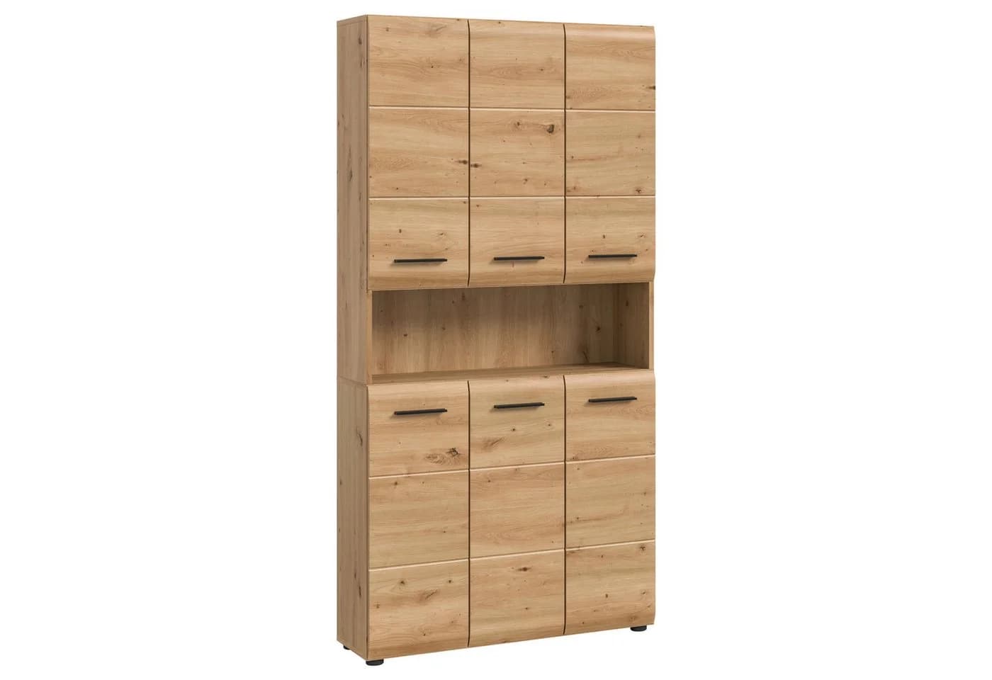furnling Mehrzweckschrank Ivy 6 Türen 12 Fächer Artisan Oak - Bild 2