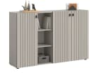 furnling Schuhkommode Stalon Grau 9 Fächer Paneeloptik Bild 2