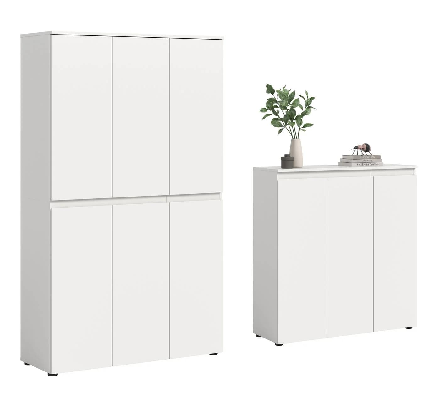 furnling Mehrzweckschrank-Set Sarca Weiß 28 Fächer - Bild 2