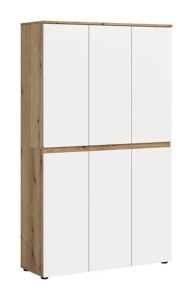 furnling Mehrzweckschrank Sarca 1 mit Kleiderstange und 6 Türen - Bild 2
