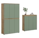 furnling Mehrzweckschrank-Set Sarca 2-tlg. Kommode & Schrank Grün Bild 2