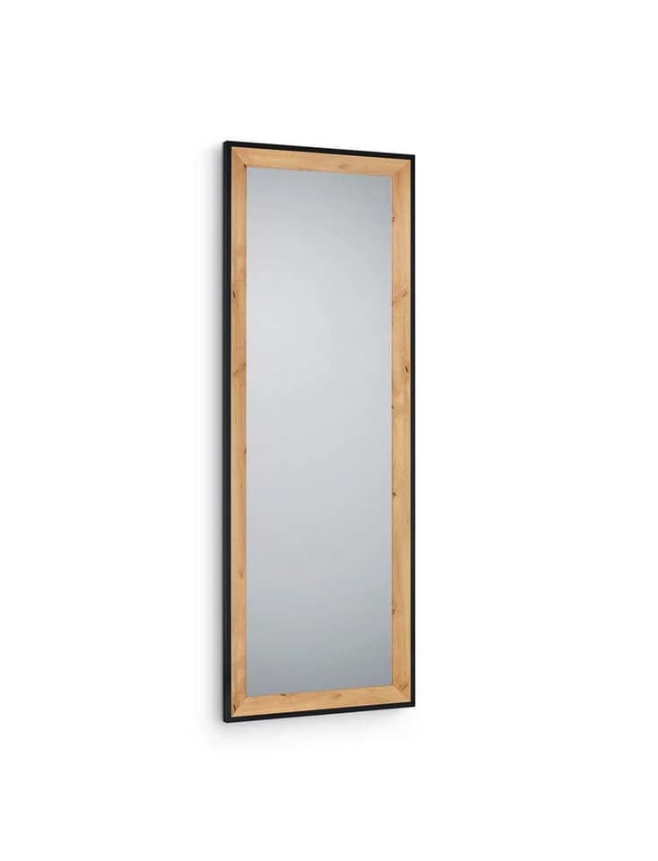 furnling Spiegel Braga Schwarz Artisan-Holzoptik Modern - Bild 2