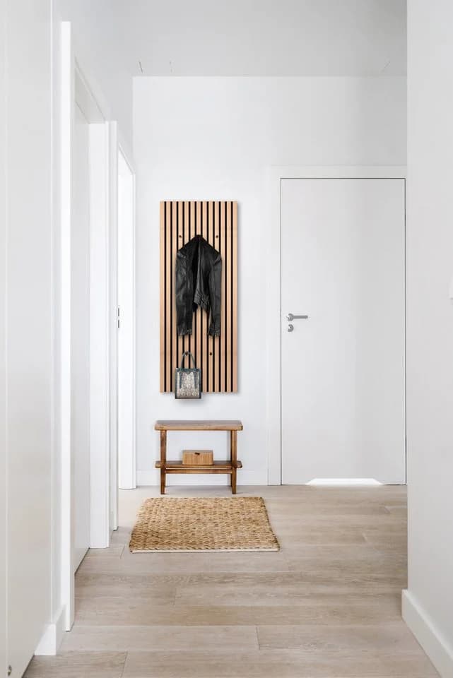 furnling Wandgarderobe Gwenla Artisan Eiche Akustikpaneel-Optik