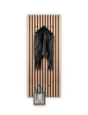 furnling Wandgarderobe Gwenla Artisan Eiche Akustikpaneel-Optik Bild 3