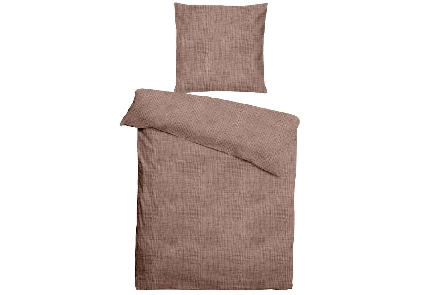sleepling Bettwäsche Musselin Braun 100% Baumwolle